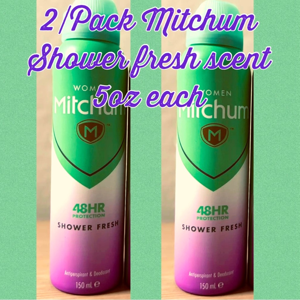 2 Pack Mitchum Deodorants -5oz each - imported